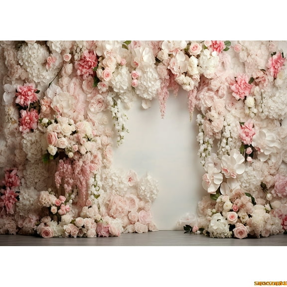 Multi Colors Pink Red Flowers Wall Photography Backdrops Valtine's Day Roses rate Bouquet Wedding Sce Background FL-04