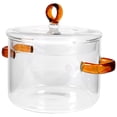 thumbnail image 6 of Gymnture Luxshiny Pasta Pot Glass Cooking Pot with Lid and Handle - 1500ML, 6 of 11