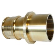Uponor LF4502020 ProPEX LF Brass Fitting Adapter, 2 PEX x 2 Copper