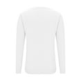 thumbnail image 5 of Cotton Sweaters for Women Button Down Cardigan Long Sleeve Crew Neck Soft Knit Blouses Casual Spring Fall Clothes (XL, White), 5 of 7