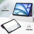 thumbnail image 4 of ELEHOLD for iPad Air 6th Generation 11 Inch Case M2 2024, iPad Air 5th Generation Case 2022 / iPad Air 4th Generation Case 2020 10.9 Inch Auto Sleep/Wake, Slim Trifold Stand Cover,Galaxy, 4 of 10