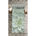 thumbnail image 3 of Ambesonne Desert Quilted Bedspread Set 2 Pcs, Cactus Flowers Photo, Twin Size, Sage Green, 3 of 3
