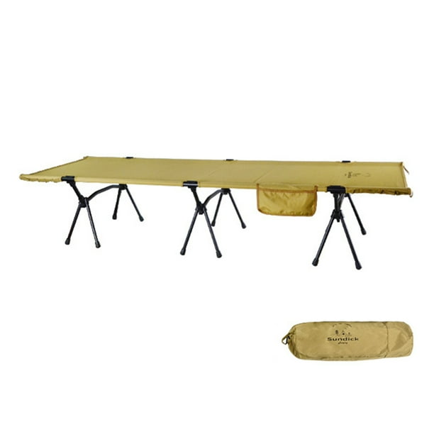 cuna al aire libre sundickCuna plegable para acampar con extensores de piernas Cuna para dormir portátil para acampar Cama al aire libre para acampar Senderismo Viajar Mochilero