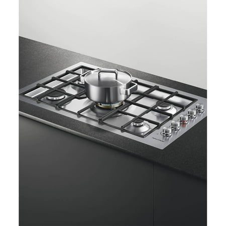 Fisher & Paykel - 35.5" Gas Cooktop - Stainless steel