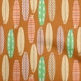 thumbnail image 1 of oneOone Cotton Silk Orange Fabric Kids Floral Quilting Supplies Print Sewing Fabric By The Yard 42 Inch Wide, 1 of 4