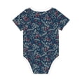 thumbnail image 2 of Rocae Merry Christmas Winter Leaves Snowflakes for Baby Climbing Clothes Soft Baby Romper for Active Infants Comfortable and Breathable Crawling Jumpsuit Unisex Baby Outfit 3 Months, 2 of 8