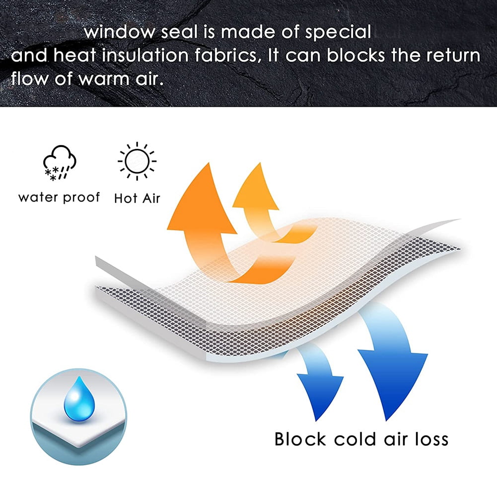 Portable Air Conditioner Parts-Air Conditioner Window Kit-Portable Ac Window Kit-Sliding Door Window Vent Kit