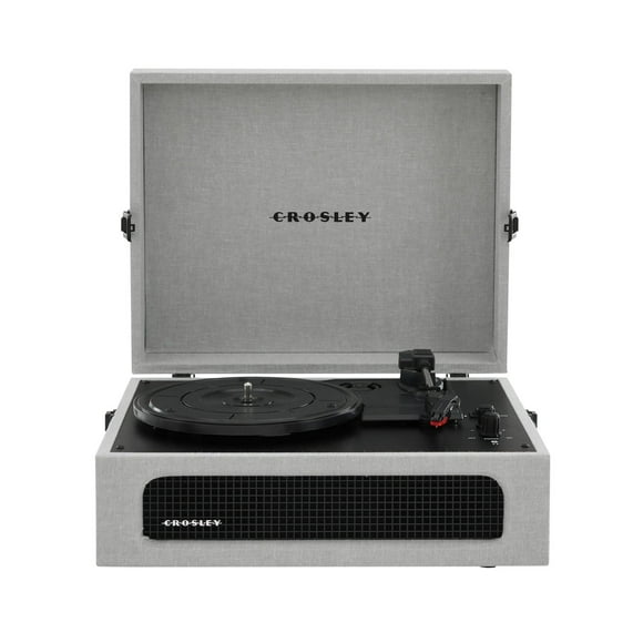 Crosley: Voyager Vintage 3-Speed Bluetooth In/Out Vinyl Record Player Turntable - Grey - CR8017B-GY [Electronics]