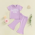 thumbnail image 2 of UAYOTSE Baby Girls Clothes Toddler Outfit 9 12 18 24 Months Kids Short Summer Tops Floral Shorts Clothes Set,Sizes 18-24 Months, 2 of 4