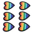 thumbnail image 4 of Iron On Patches, Gift Mini Portable Heart Iron On Patches  For Sewing For Clothing Repair Black Border, 4 of 8