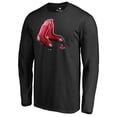 thumbnail image 2 of Men's Black Boston Red Sox Midnight Mascot Long Sleeve T-Shirt, 2 of 3