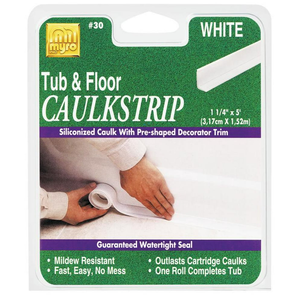 Homax Caulk Strip Tub & Floor White