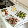 thumbnail image 6 of Tutuviw Stainless Steel Sheet Pan Baking Sheet Set of 4 Sheet Baking Pans Stainless Steel Bakeware Non Toxic & Healthy, Mirror Finish & Rust Free, 6 of 7