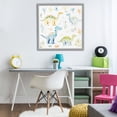 thumbnail image 3 of Stupell Industries Cottage Different Dinosaur Wonders Gray Framed Giclee Art, 24 x 24, by Lazar Studio, 3 of 8