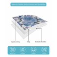 thumbnail image 4 of Twin XL Quilt Bedding Set, Boho Blue Flower Reversible Summer Quilt 3 Pieces, Spring Watercolor Country Floral Plant Lightweight Bedspreads Coverlets with 2 Pillow Shams for All Seasons, 4 of 5