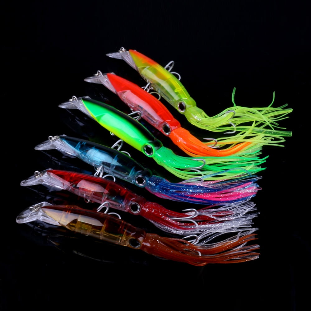 14cm / 40g Bionic Squid Baits Artificial Fishing Lures Hard Squid