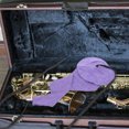 thumbnail image 4 of OULII 2Pieces Musical Instrument Cleaning Cloth Artificial Deerskin Purple For Saxophone And Flute 11.8x6.6x0.04in, 4 of 8