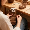 thumbnail image 2 of Animal Socks for Women,3D Knit Funny Hug Sloth Striking Animal Aocks for Kids,Hand Soft Breathable Cotton Socks (Rabbit), 2 of 7