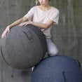 thumbnail image 2 of Wweixi Housse de Balle de Yoga Pilates Chaise Assise Sac de Rangement Bleu, 2 of 9