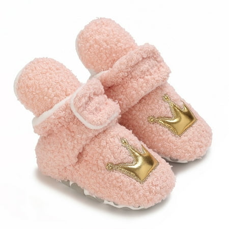 

BFYSFBAIG Baby Boots Autumn And Winter Fashion New Pattern Thickened Warm Comfortable Cute Non Shoes
