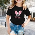thumbnail image 2 of Tanghaowl Easter Shirts for Boys Girls Easter Children's Cute Rabbit Easter Egg Casual T Shirt Ting Tops for Teen Girls, 2 of 4