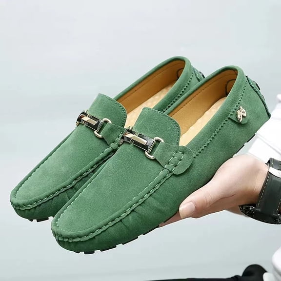 Men'S Loafers And Casual Shoes for Spring And Summer, Featuring a Lazy Korean Style Perfect for Driving