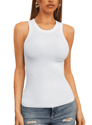 High-Elastic Casual Ribbed Knit Tank Tops In 2023 Trendy, 40% OFF