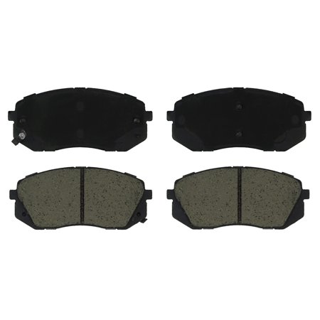 Gridiron Brakes Ceramic Front Brake Pad Set Driver and Passenger Side - ID1295 (Replaces Part# D1295)