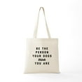 thumbnail image 5 of CafePress - Be The Person Your Dogs Think You Are Tote Bag - Unisex Canvas Tote Bag, Beige, 1-Piece, 5 of 6