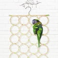 thumbnail image 6 of 2 Pcs Bird Cage Toys Rope Climbing Net Ladder Swing Parrot Cotton, 6 of 6