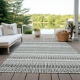 thumbnail image 5 of Addison Rugs Chantille Indoor/Outdoor Transitional Stripes Ivory Washable Rectangle Rug, 5' x 7'6", 5 of 5