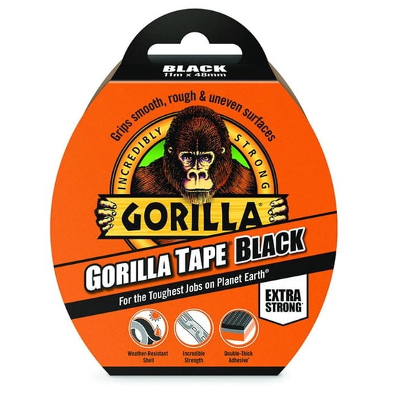 Gorilla Tape Black 48mm x 11m