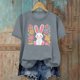 thumbnail image 4 of Haivin Easter Shirts for Women 2026 Funny Cute Bunny Egg Printed Tees Casual short Sleeve Tops Happy Easter T-Shirt Outfits, 4 of 6
