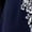 Navy Peony Combo, variant on Womens Printed Top Starfish Combo L