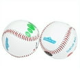 thumbnail image 3 of Pelota de béisbol de entrenamiento de 23 cm con marcadores de colocación para los dedos, de PVC para adultos y aficionados al béisbol., 3 of 7