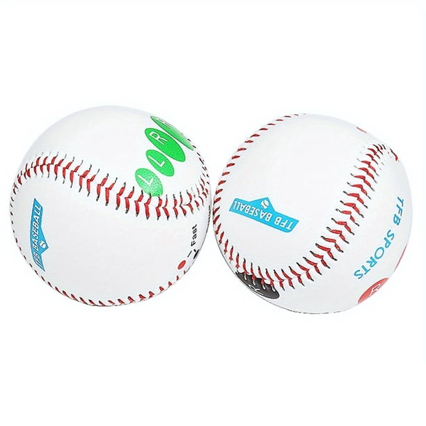 Béisbol Entrenamiento Cancha PVC 9 Pulgadas Con Marcadores Colocación Dedos (pelota Suave)