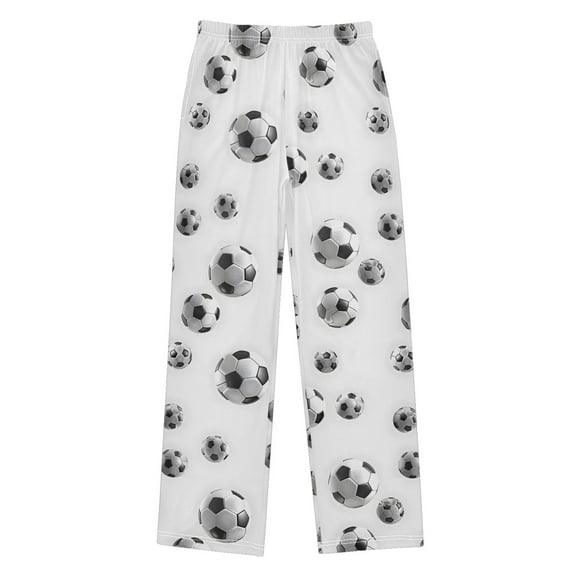 joogoo Soccer Football Pajama Pants Pj Bottoms Sleepwear Lounge L