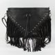 thumbnail image 3 of Bolso bandolera de cuero con flecos para mujer, bolso bandolera grande con borlas, regalo para mamá, esposa, novia, 3 of 5