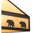 thumbnail image 3 of Meyda Tiffany 175104 Bear On The Loose 3 Light 23" Wide Pendant - Craftsman Brown / Oil, 3 of 7