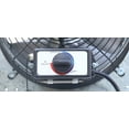 thumbnail image 3 of Iliving 10 inch Shutter Exhaust Attic Garage Grow Fan, Ventilation fan with 3 Speed Thermostat 6 Foot Long 3 Plugs Cord, 3 of 3
