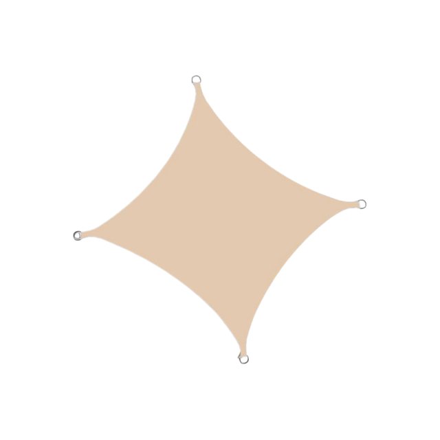 QualitChoice Waterproof Rectangle Canopy Stay Cool And Protected Under Durable Outdoor Shade Canopy For Outdoor Garden Backyard Lawn 2x2m Beige