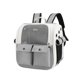 thumbnail image 4 of Mochila Transportín para Gatos Jinwen Plegable Alta Capacidad Correa Ajustable Portátil Transpirable Gris, 4 of 8