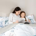 thumbnail image 4 of Erosebridal Sea Animal Turtle Queen Comforter Set,Ocean Coral Starfish Bedding Comforter Set For Boys Girls, Reversible 3pcs, 4 of 7
