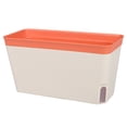 thumbnail image 2 of Double Layer Plant Pot Self Watering Plant Pot Rectangle Double Layer Indoor Flower Herb Succulent Planter Box, 2 of 11