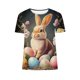 thumbnail image 5 of Haivin Women's Printed Short Sleeved Shirt, Casual Round Neck Cute T-Shirt Loose Blouses, 5 of 5