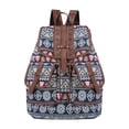 thumbnail image 1 of Mochila con diseño retro étnico para mujer, bolso informal, mochila moderna para mujer. Estilo A, 1 of 9