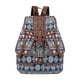thumbnail image 1 of Mochila con diseño retro étnico para mujer, bolso informal, mochila moderna para mujer. Estilo A, 1 of 9