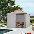 thumbnail image 2 of Yescom 10x6.5' Universal Replacement Privacy Side Wall Canopy Curtain fits 10x10ft Canopy, 2 of 10