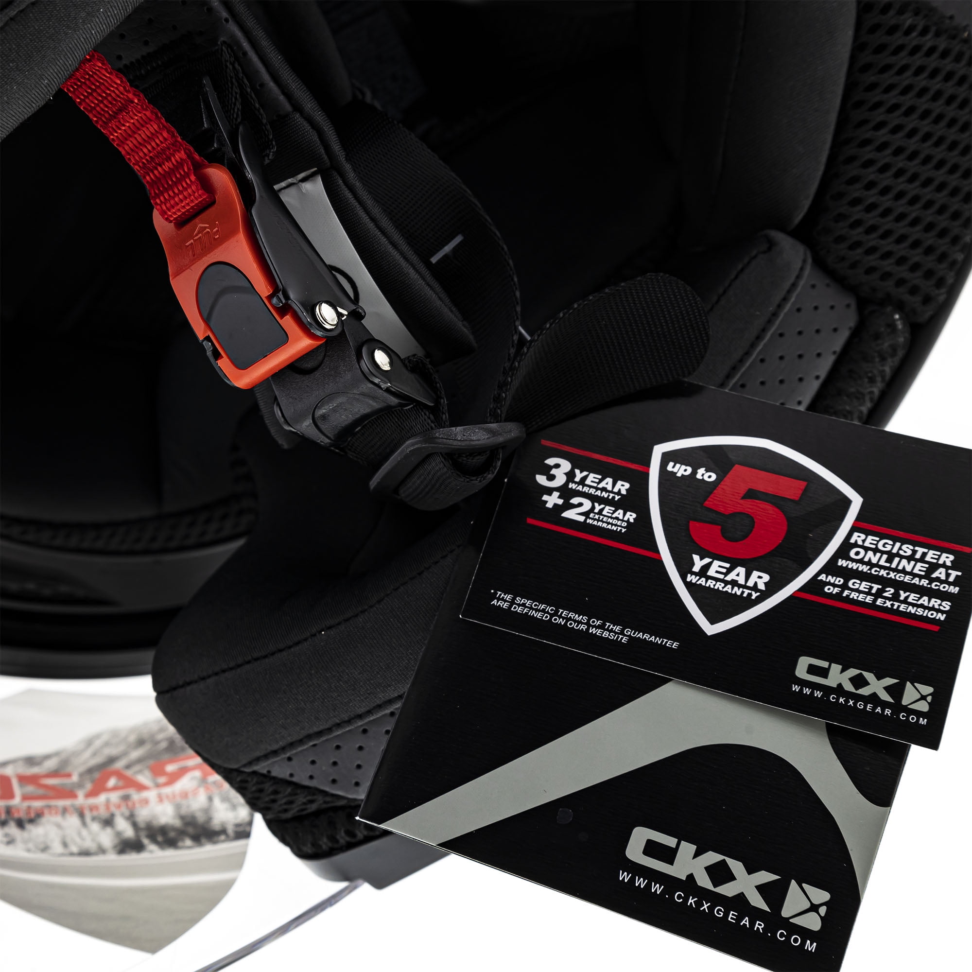 CKX Razor Open Motorcycle Helmet Matte Black 505114