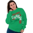 thumbnail image 4 of Festive Holiday Christmas Cheer Squad Women Plus Size Crewneck Sweatshirt Brisco Brands 5X, 4 of 5